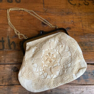 Filene’s vintage purse with chain